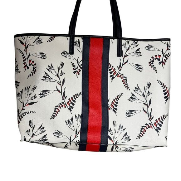 Tory Burch Floral Print Kerrington Tote - Picture 5 of 10